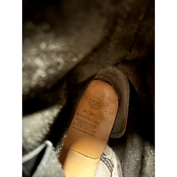 Dr Martens Black Leather 14 Eye Boots Made in England size 8/UK 6 - Picture 10 of 10